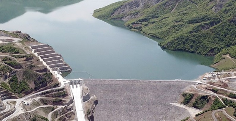 Devoll River Albania flowing from the Gramos Mountains through the fertile Devoll Valley, fed by snowmelt, supporting villages and rural life in southeastern Albania