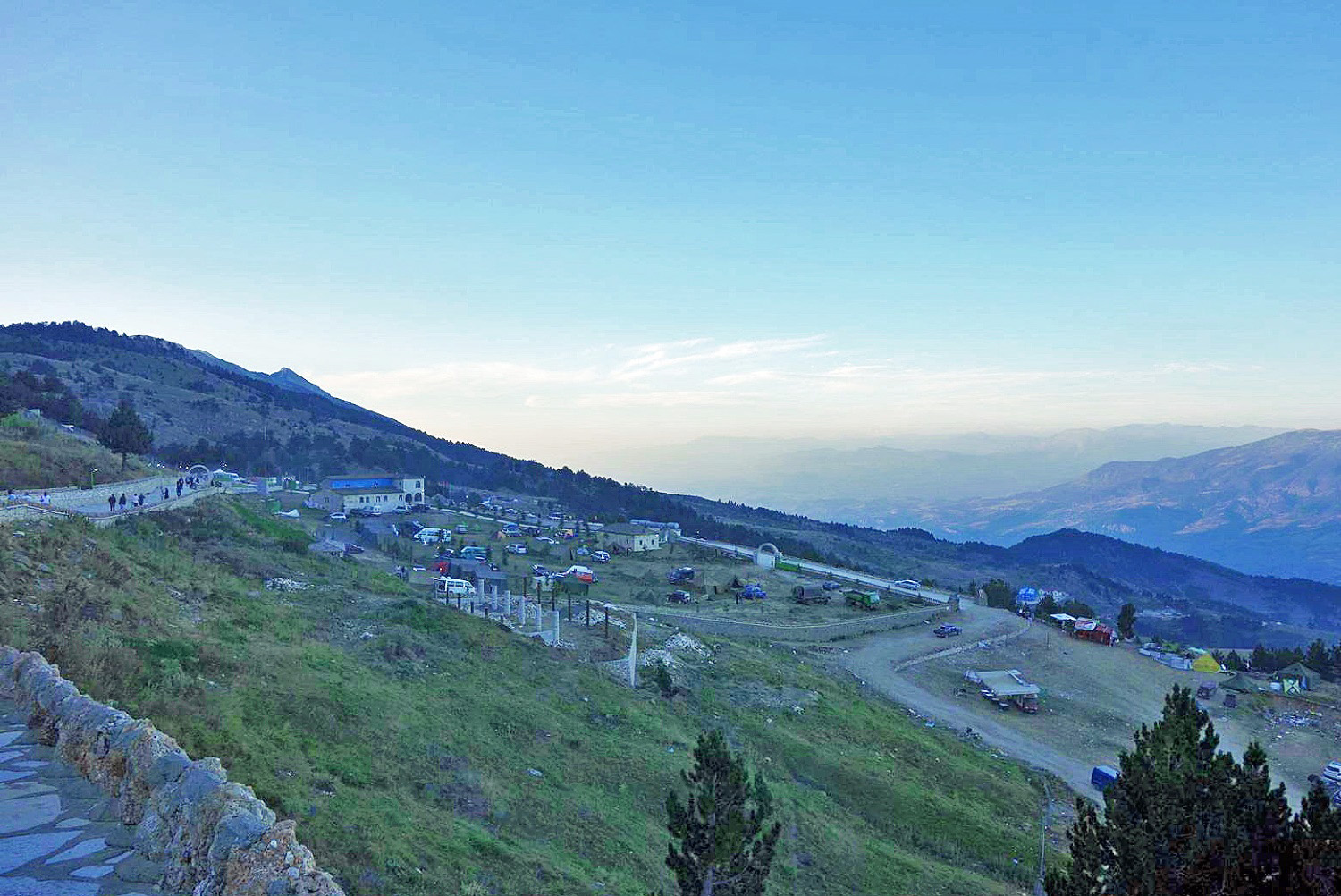 Tekke of Abaz Aliu on Mount Tomorr — site of the annual Bektashi pilgrimage above Berat
